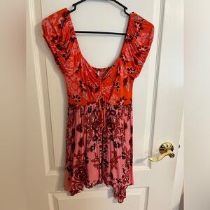 Free people La Bamba floral babydoll top